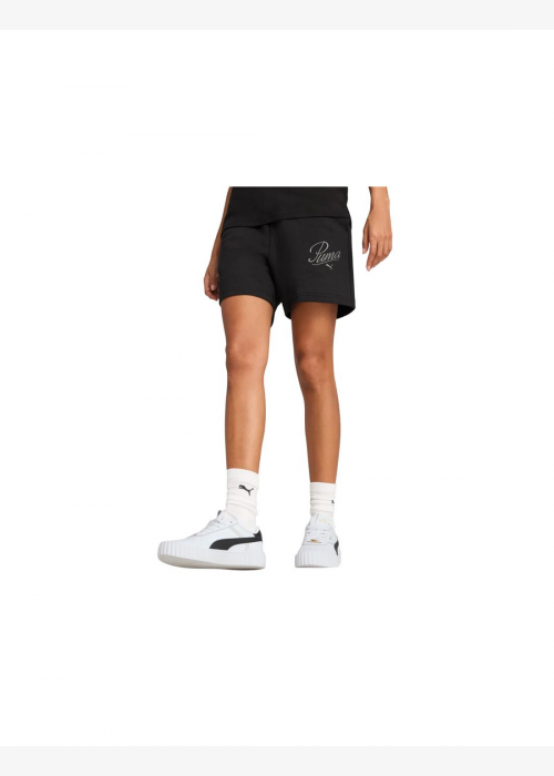 Къси панталони Puma ESS SCRIPT High-Waist Shorts 5