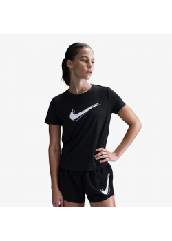 Тениска NIKE W NK ONE SWSH HBR DF SS TOP