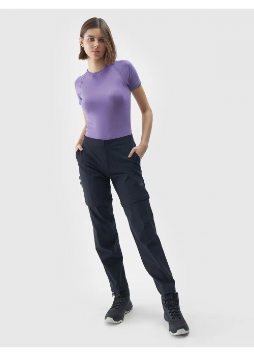 Дамски спортни панталони 2 в 1 на 4F TROUSERS FNK F583