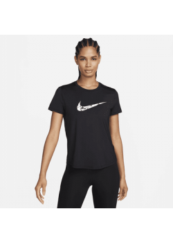Дамска тениска NIKE W NK ONE SWSH HBR DF SS TOP Дамска тениска NIKE W NK ONE SWSH HBR DF SS TOP