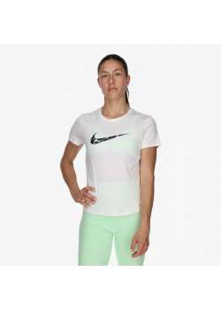 Тениска NIKE W NK ONE SWSH HBR DF SS TOP Тениска NIKE W NK ONE SWSH HBR DF SS TOP
