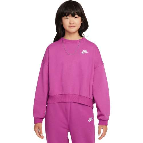 БЛУЗА NIKE G NSW CLUB FLC BXY CRW LBR БЛУЗА NIKE G NSW CLUB FLC BXY CRW LBR